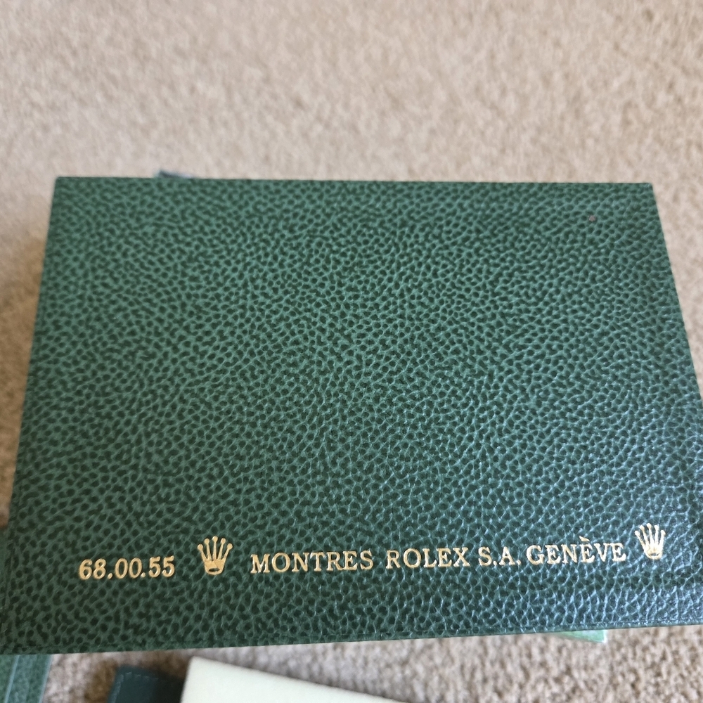 Rolex Oyster Green and Brown Decorative Box - Picture 11 of 11